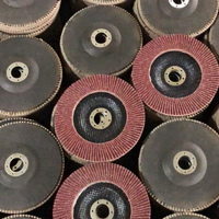 Discos de Láminas de Óxido de Aluminio Marrón con Respaldo de Fibra de Vidrio Dongtai, Grano 40-320, Diámetro 100mm/115mm/125mm, Ruedas de Pulir Metal OEM ODM