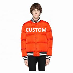 2023 venta al por mayor nueva chaqueta acolchada estampada para hombre chaqueta acolchada de burbujas cálida chaqueta acolchada de invierno para hombre - Product Image 4