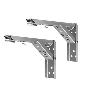 ZuoGang Hardware Stainless Steel Triangular <b>Bracket</b> Folding Wall Shelf Support Frame 304 Steel Durable Storage <b>Bracket</b> - Product Image 2