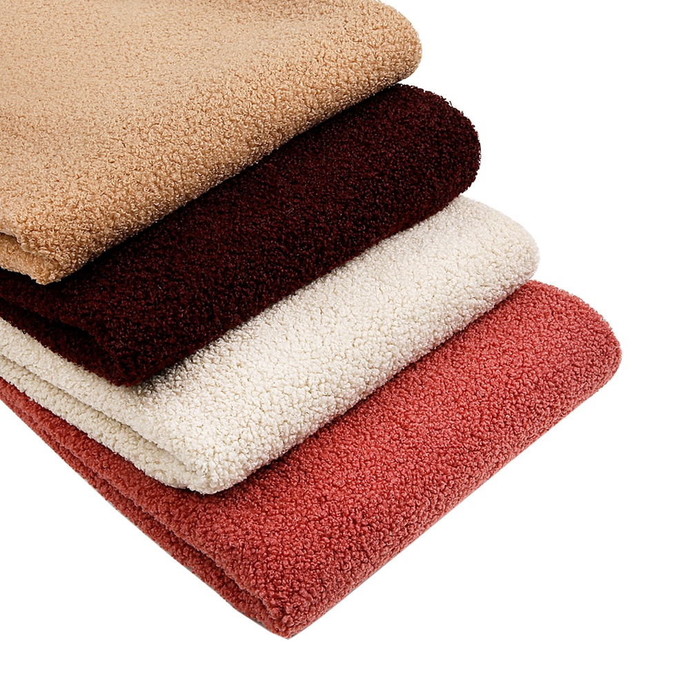 Wholesale Direct Factory Sale Soft Fabric Teddy Bear Sherpa Fleece Faux Fur Fabric for Toy Garment