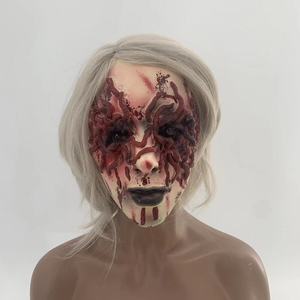 Máscara de látex para disfraz de Halloween, máscara de <span class=keywords><strong>terror</strong></span> de cara de payaso de película, de cabeza completa - Product Image 5