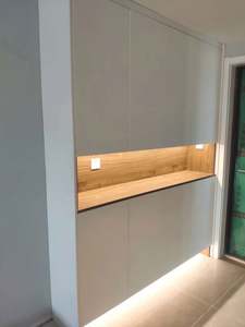 Mueble Zapatero Moderno de Madera Maciza, Mueble de Salón Duradero Hecho con Materiales Ecológicos para Villas, Hoteles y Apartamentos - Product Image 3