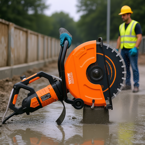 Cortadora de Concreto Eléctrica Vevor de 16 Pulgadas, 3200 W, 6 Pulgadas de Profundidad Máxima de Corte en Húmedo con Bomba de Agua, Maquinaria para Carreteras - Product Image 2