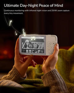 Expandable <b>Digital</b> Baby Monitor System Support Up To 2 <b>Cameras</b> Auto Scan Monitoring - Product Image 5