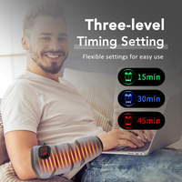 Sabuk Pijat Berpemanas dengan Timer Pintar, Terapi Kompres Panas untuk Pergelangan Tangan, Siku, Lutut, Pergelangan Kaki, Kaki, dan Tangan