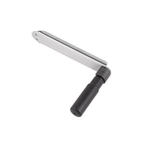 MECLUBE - 077-9991-400 Poignée à pression pliable en acier inoxydable aisi 304 pour enrouleur de tuyau industriel manuel fm-400/460 ENROULEMENTS DE TUYAU - Product Image 1