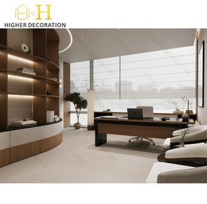 Logotipo personalizado Oficina Vestíbulo Muebles Metal Oficina Estante Madera Led Tira de luz Bloqueable Mostrador Oficina <span class=keywords><strong>Abogado</strong></span> - Product Image 2