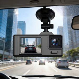 Caméra embarquée 3 canaux DVR 1080P avec WiFi intégré, vision nocturne, enregistrement en boucle et écran IPS - Product Image 6
