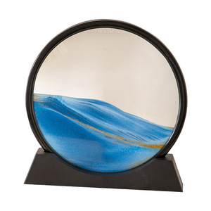 Marco de fotos minimalista moderno con diseño de reloj de arena para la mesa del pasillo, mueble para TV, decoración del hogar, marco de fotos de madera. - Product Image 5