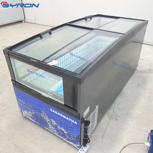 Équipement de réfrigération pour supermarchés commerciaux, congélateur combiné en îlot, vitrine de congélation - Product Image 2