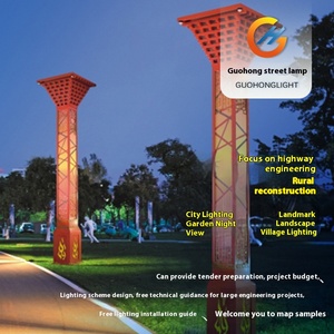Lampione LED da Giardino Moderno in Alluminio 3m 40W, Alimentazione AC, IP65, per Piazze, Paesaggi e Strade Comunitarie - Product Image 3