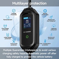 Câble de chargeur EV portable 3,5 kW/7 kW pour voitures électriques BYD, chargeur domestique, station de charge GBT pour véhicules électriques, fabricants.