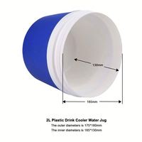 Mini glacière de 2 L pour aliments, prix de gros, haute qualité, durable, carafe isotherme portable en plastique
