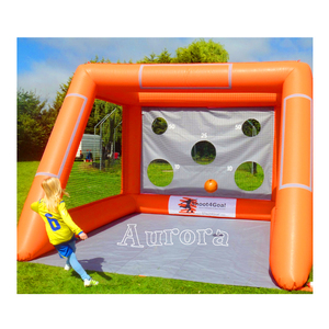 Obiettivi di calcio gonfiabili verdi in vendita ragazzi parco giochi all'aperto blu piccolo obiettivo di calcio gonfiabile - Product Image 6