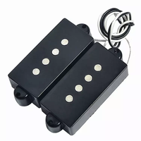 Hot Sale 4 String P Bass Pickup Electric Guitar P Bass Pickup with Ceramic Magnet Black