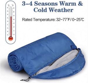 Saco de Dormir de Emergencia para Clima Frío, Tipo Momia, de Nailon Ligero y Lona, Impermeable, para Camping y Actividades al Aire Libre, Estilo Sobre - Product Image 3