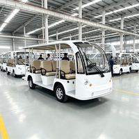 Bus de transport de passagers électrique efficace, à faible teneur en carbone, durable, 11 places, autonomie de 80-100 km, pour service de navette en parc industriel ou hôtel