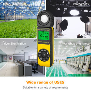 शीर्ष 881d डिजिटल प्रकाश मीटर, 0.01 ~ 400,000 लक्स फुट मोमबत्तियों के साथ 270 रोटेड सेंसर लाइट टेस्टर - Product Image 3