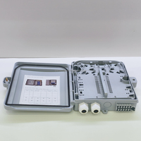 Caja de Distribución de Fibra Óptica de 12 Núcleos, Impermeable, Compatible con Acopladores SC/UPC SC/APC y Pigtails de 12 Núcleos