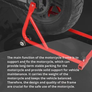 Support de levage universel pour motos Prince Cruiser : CM Flash TR300 & Jinjila, support d'entretien, de stationnement et de réparation - Product Image 2