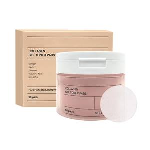 Crème de collagène, tampons tonifiants, uniformisant le teint, exfoliant doux coréen, hydratant, raffermissant, soin quotidien du visage, maquillage, 60 tampons - Product Image 5