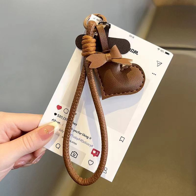 Anfeng km New Cute Colourful Cell Phone Strap Bow Heart Charm Keychain Camera Lanyard SJWS_26_19 30cm Universal Phone Case