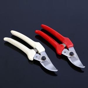 Laohuoji Bypass Pruning <b>Shears</b> Stainless Steel 130mm Red And White Handle Garden <b>Tools</b> For Trimming 20-30 Mm Branches - Product Image 3