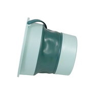 Seau pliable et rétractable portable en PP+TPR 10L, résistant, multi-usage, pour eau bouillante, idéal pour enfants, activités de plein air, pêche et voyage