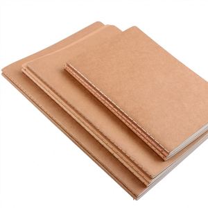 16k Simple Kraft Paper Car Line <b>Book</b> A4 Big <b>Book</b> Cornell Notebook B5 Blank English Grid <b>Book</b> - Product Image 1