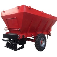 Tracteur traîné hydraulique 5 tonnes Bovins et ovins bouse de fumier de cheval épandeur manufacture