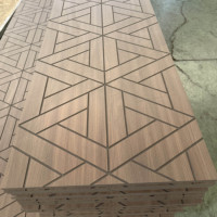 Panneau acoustique hexagonal pour mur, design moderne, ignifuge, écologique, réduction du bruit, personnalisable en usine, pour bureau et studio
