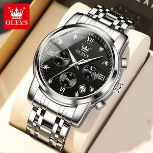 Reloj deportivo original OELVS 2858 para hombre, relojes de lujo personalizados, reloj de pulsera para hombre, resistente al agua, moderno, informal, de cuarzo. - Product Image 4