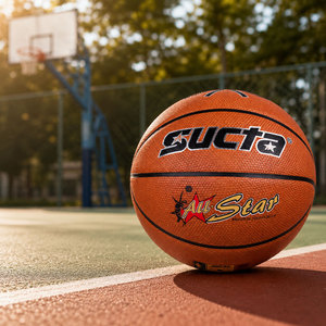 Pallone <span class=keywords><strong>da</strong></span> <span class=keywords><strong>Basket</strong></span> SUCTA <span class=keywords><strong>All</strong></span> Star Print Classic in Microfibra Marrone, Antiscivolo e Resistente <span class=keywords><strong>all</strong></span>'Usura, per Allenamento su <span class=keywords><strong>Campo</strong></span> in Cemento <span class=keywords><strong>all</strong></span>'<span class=keywords><strong>Aperto</strong></span> - Product Image 2