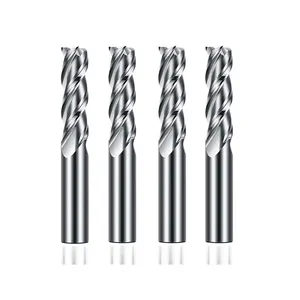 3F Endmills Coating Tungsten Steel Flat Bottom Aluminum Carbide Milling Cutter For Mechanical HRC55