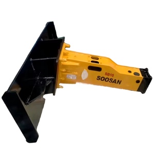 Accesorio de martillo hidráulico tipo caja SB 10, excavadoras de 0,8-2,5 toneladas para cargadoras, compatibilidad con minicargador de núcleo de Motor - Product Image 1
