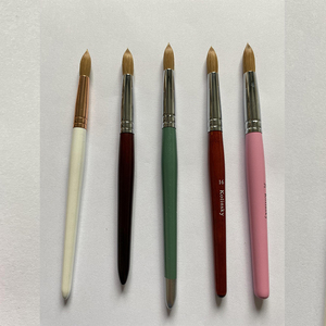 MBA <strong>Beautiful</strong> Premium Kolinsky Acrylic <strong>Nail</strong> <strong>Brush</strong> With Nonpolishing Aluminium Handle - Product Image 4