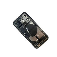 Coque Arrière Complète Démontée avec Châssis Central et Boîtier pour iPhone 13 Pro Max, avec Module de Charge Sans Fil, Pièce de Rechange