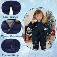 Combinaisons de neige une pièce pour tout-petits Costumes de ski Manteaux imperméables d'hiver Vestes Combinaisons pour enfants Garçons et filles