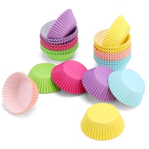 Paquete de 100 Moldes Desechables de Papel <span class=keywords><strong>para</strong></span> Hornear, Coloridos, <span class=keywords><strong>para</strong></span> Mini Muffins y Pasteles, Ideales <span class=keywords><strong>para</strong></span> Fiestas Navideñas - Product Image 5