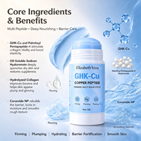 Baume multi-usages raffermissant au cuivre GHK-Cu et peptides, hydratant en profondeur et repulpant pour le visage, fabrication OEM sur mesure