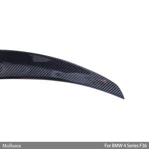 For 4 Series F36 4Door Cran Coupe P Style Carbon Fiber <b>Rear</b> <b>Spoiler</b> Trunk Wing 2014-2019 - Product Image 5