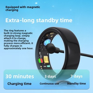 Cross-border New Smart <b>Ring</b> TK5 Couples Edition Heart Rate Blood Oxygen Blood Pressure Sleep Monitoring Passometer Android/iOS - Product Image 2
