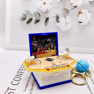 Llavero Colgante Creativo 3D con Diseño <span class=keywords><strong>de</strong></span> Libro Explosivo, Llaveros Plegables 3D, Llaveros Mini Mochila, Llavero <span class=keywords><strong>de</strong></span> Libro Pop-Up para Niños - Product Image 2