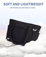 Sac pour ordinateur portable multifonctionnel pour femmes avec fermeture à glissière, design matelassé, porte-gobelet et compartiment pour ordinateur portable