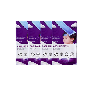 Terapia Fria na Testa para Crianças Usando Adesivos Redutores de Febre para Reduzir a Febre Fisicamente - Product Image 4