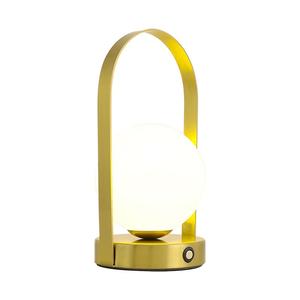 Lámpara LED de Mesa Recargable por USB Moderna Cúpula Flexible Control Táctil Simple Farol Decorativo Inalámbrico de Metal para Restaurantes Bares Dormitorio - Product Image 2