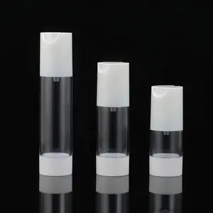 Iyi tasarım boş havasız pompa şişesi 15/30/50ml taşınabilir açık losyon şişesi cilt bakım ürünü kapları