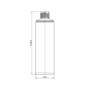 Bouteille en plastique LDPE vide de 250 ml pour cosmétiques liquides, rechargeable, avec filetage, pour l'emballage pharmaceutique – Fournisseur d'usine en gros - Product Image 3