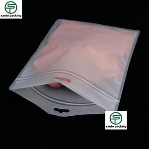 ถุงใส่เสื้อผ้าแบบพิมพ์ลายเอง เคลือบด้าน CPE โปร่งแสง ถุงซิปใส่เสื้อผ้า รีไซเคิลได้ ผลิตจากพลาสติก PET/BOPA/CPP สำหรับการค้าระหว่างประเทศ - Product Image 2