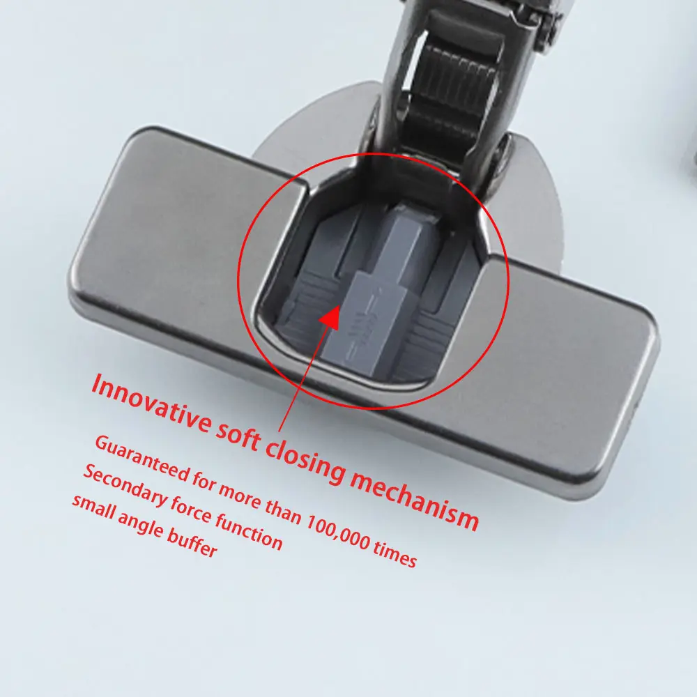 New Design Elegant Nano Plating Finish 4d 3D Adjustment Hydraulic Buffer 35mm Soft Closing Furniture Cabinet Hinges